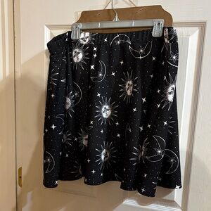 Mystical Night Sky Skater Skirt